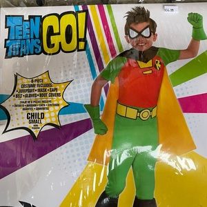 Teen Titans Go! Robin Kids Costume! New!